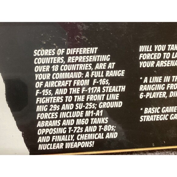 TSR Board Game A Line in the Sand 1991 Desert Shield Persian Gulf Sealed In Box - Picture 9 of 14